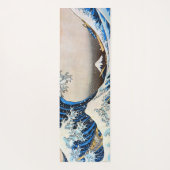 Great Wave, Hokusai, Ukiyo-e Yogamat (Achterkant)