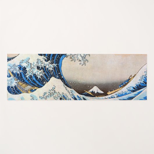 Great Wave, Hokusai, Ukiyo-e Yogamat (Voorkant (horizontaal))