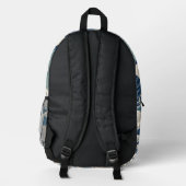 Great Wave Japanese Art Backpack Bedrukte Rugzak (Achterkant)