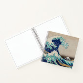 "Great Wave"  Japanse kunst Hokusai Notitieboek (Binnen)