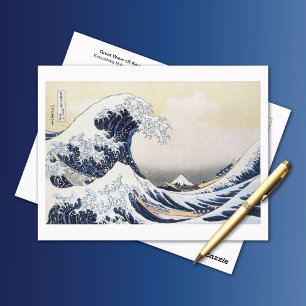 Great Wave Kanagawa Hokusai Briefkaart
