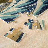 Great Wave Kanagawa  Illustratie Japans Legpuzzel (Zijkant)