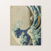 Great Wave Kanagawa  Illustratie Japans Legpuzzel (Verticaal)