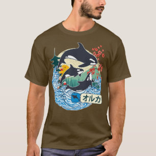 Great Wave Kanagawa Japan Vint T-shirt