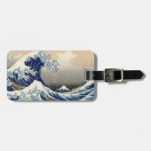 Great Wave Kanagawa Japans schilderen Bagagelabel (Voorkant horizontaal)