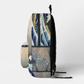 Great Wave Kanagawa Japans schilderen Bedrukte Rugzak (Rechts)