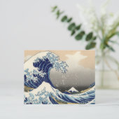Great Wave Kanagawa Japans schilderen Briefkaart (Staand voorkant)