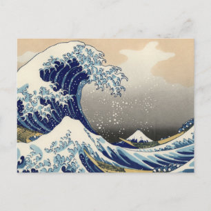 Great Wave Kanagawa Japans schilderen Briefkaart