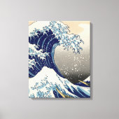 Great Wave Kanagawa Japans schilderen Canvas Afdruk (Voorkant)