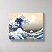 Great Wave Kanagawa Japans schilderen Canvas Afdruk (Voorkant)