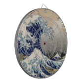 Great Wave Kanagawa Japans schilderen Dartbord (Voorkant Links)