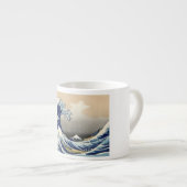 Great Wave Kanagawa Japans schilderen Espresso Kop (Voorkant rechts)