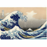 Great Wave Kanagawa Japans schilderen Fotobeeldje Magneet<br><div class="desc">De Japanse Woodcut Wave — de berg Fuji Wave door Hokusa Er is een grote golf in de oceaan — en je ziet de berg Fuji op de verre achtergrond — de golf draait rond de grote berg Fuji. De gigantische golf is zo intens dat je de boetseerders op de...</div>