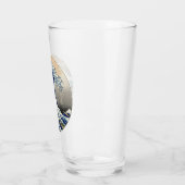Great Wave Kanagawa Japans schilderen Glas (Links)