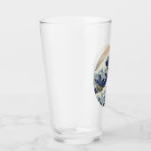 Great Wave Kanagawa Japans schilderen Glas (Rechts)