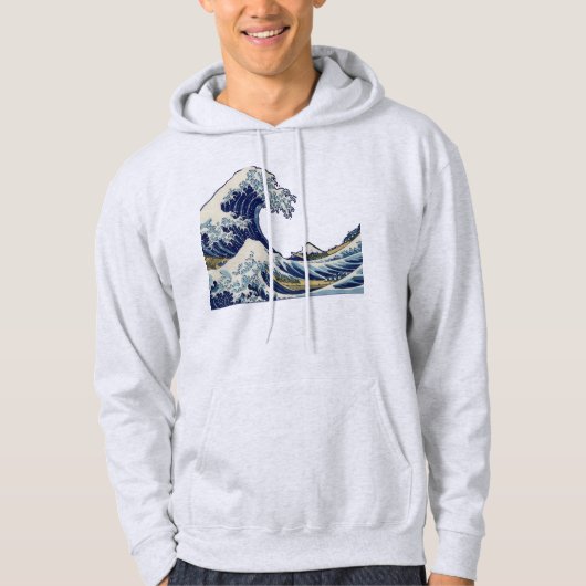 Great Wave Kanagawa Japans schilderen Hoodie (Voorkant)