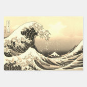 Great Wave Kanagawa Japans schilderen Inpakpapier Vel (Voorkant 3)