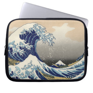 Great Wave Kanagawa Japans schilderen Laptop Sleeve