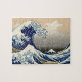 Great Wave Kanagawa Japans schilderen Legpuzzel (Horizontaal)