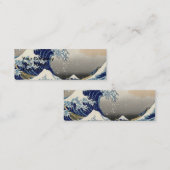 Great Wave Kanagawa Japans schilderen Mini Visitekaartje (Voorkant / Achterkant)