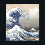 Great Wave Kanagawa Japans schilderen Notitieblok<br><div class="desc">De Japanse Woodcut Wave — de berg Fuji Wave door Hokusa Er is een grote golf in de oceaan — en je ziet de berg Fuji op de verre achtergrond — de golf draait rond de grote berg Fuji. De gigantische golf is zo intens dat je de boetseerders op de...</div>