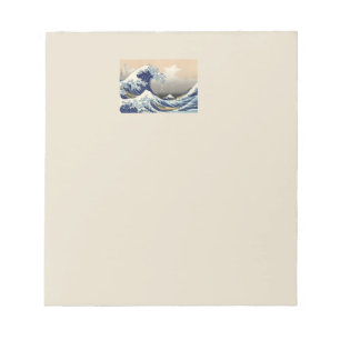 Great Wave Kanagawa Japans schilderen Notitieblok