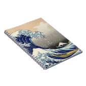 Great Wave Kanagawa Japans schilderen Notitieboek (Rechterzijde)