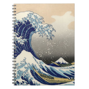 Great Wave Kanagawa Japans schilderen Notitieboek