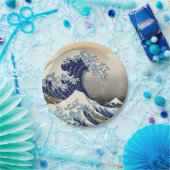 Great Wave Kanagawa Japans schilderen Papieren Bordje (Feest)