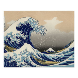 Great Wave Kanagawa Japans schilderen Perfect Poster