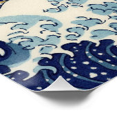 Great Wave Kanagawa Japans schilderen Perfect Poster (Hoek)