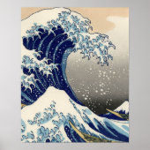 Great Wave Kanagawa Japans schilderen Poster (Voorkant)