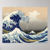Great Wave Kanagawa Japans schilderen Poster (Voorkant)