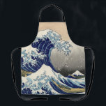 Great Wave Kanagawa Japans schilderen Schort<br><div class="desc">De Japanse Woodcut Wave — de berg Fuji Wave door Hokusa Er is een grote golf in de oceaan — en je ziet de berg Fuji op de verre achtergrond — de golf draait rond de grote berg Fuji. De gigantische golf is zo intens dat je de boetseerders op de...</div>