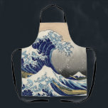 Great Wave Kanagawa Japans schilderen Schort<br><div class="desc">De Japanse Woodcut Wave — de berg Fuji Wave door Hokusa Er is een grote golf in de oceaan — en je ziet de berg Fuji op de verre achtergrond — de golf draait rond de grote berg Fuji. De gigantische golf is zo intens dat je de boetseerders op de...</div>