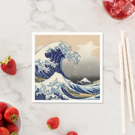 Great Wave Kanagawa Japans schilderen Servetten (Insitu)