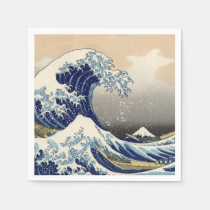 Great Wave Kanagawa Japans schilderen Servetten