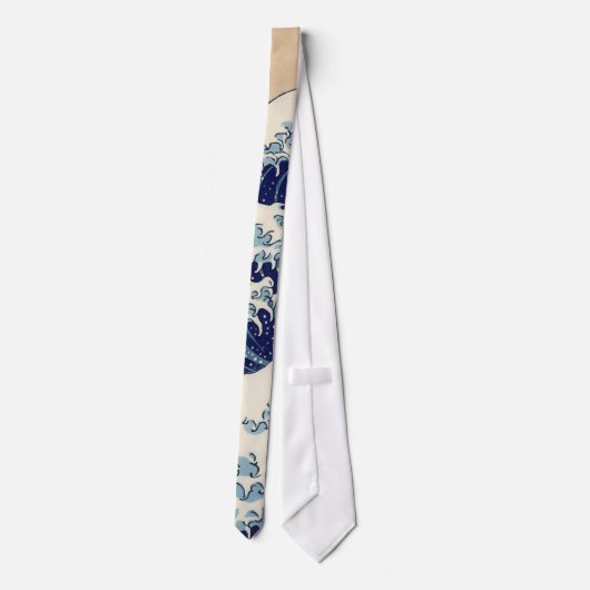 Great Wave Kanagawa Japans schilderen Stropdas (Achterkant)
