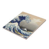 Great Wave Kanagawa Japans schilderen Tegeltje (Zijkant)
