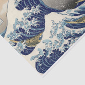 Great Wave Kanagawa Japans schilderen Tissuepapier (Detail)