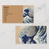 Great Wave Kanagawa Japans schilderen Visitekaartje (Voorkant / Achterkant)