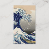 Great Wave Kanagawa Japans schilderen Visitekaartje (Achterkant)