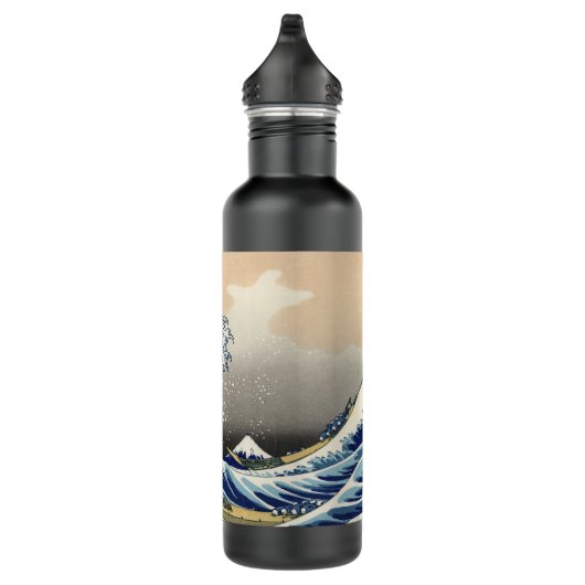 Great Wave Kanagawa Japans schilderen Waterfles (Rechts)