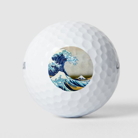 Great Wave langs Kanagawa Golfballen (Voorkant)