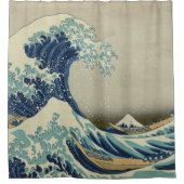 Great Wave langs Kanagawa Hokusai beroemde golf Ja Douchegordijn (Voorkant)