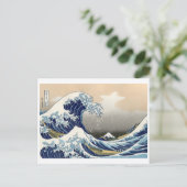 Great Wave langs Kanagawa | Hokusai | Briefkaart (Staand voorkant)