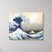 Great Wave langs Kanagawa | Hokusai | Canvas Afdruk (Voorkant)