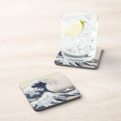 Great Wave langs Kanagawa Hokusai Onderzetter (Rechterzijde)