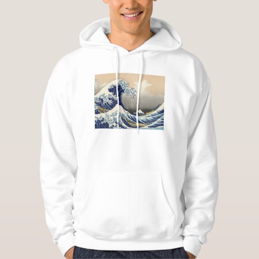 Great Wave langs Kanagawa Hoodie (Voorkant)