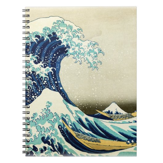 Great Wave langs Kanagawa Notitieboek (Voorkant)